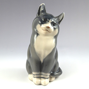 Royal Copenhagen cat figurine